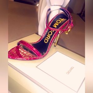 Tom Ford 105mm Lock Stiletto Sandals